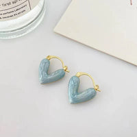 Cuore | Oorbellen - Blauw
