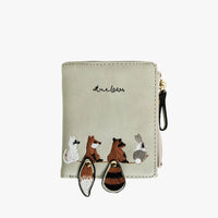 Renah | Embroidered Wallet - Gray